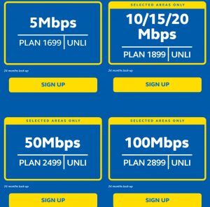 globe broadband price